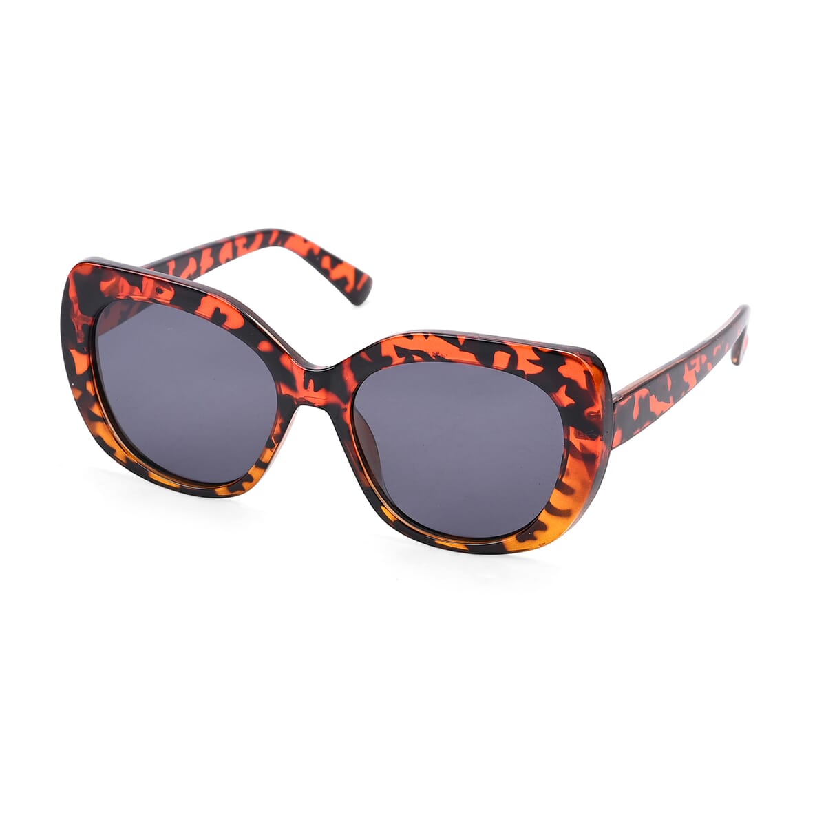UV400 Polarized Sunglass with Chain and Storage Bag- Golden image number 1