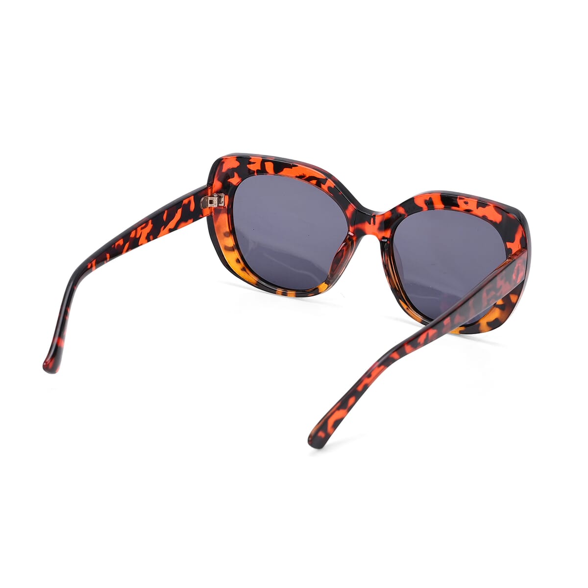 UV400 Polarized Sunglass with Chain and Storage Bag- Golden image number 2