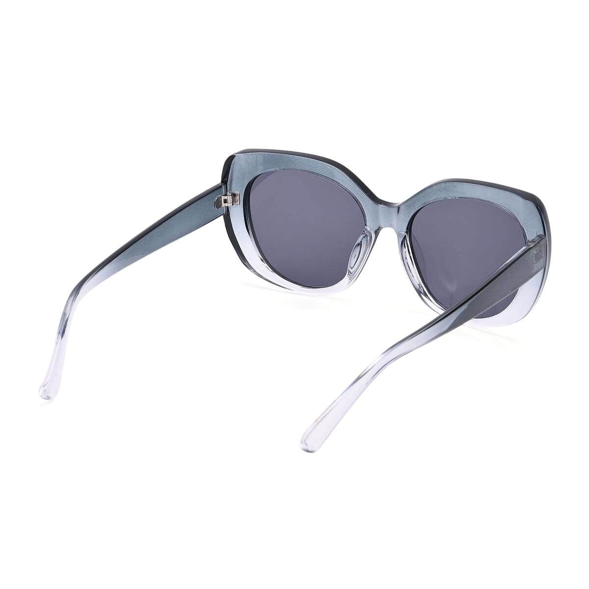 UV400 Polarized Sunglass with Chain and Storage Bag- Silver image number 2
