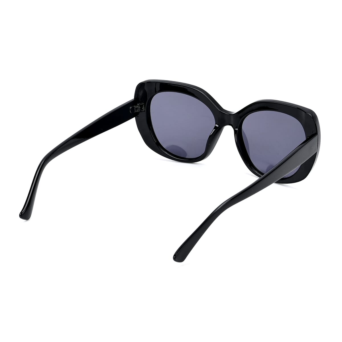 UV400 Polarized Sunglass with Chain and Storage Bag- Black image number 2