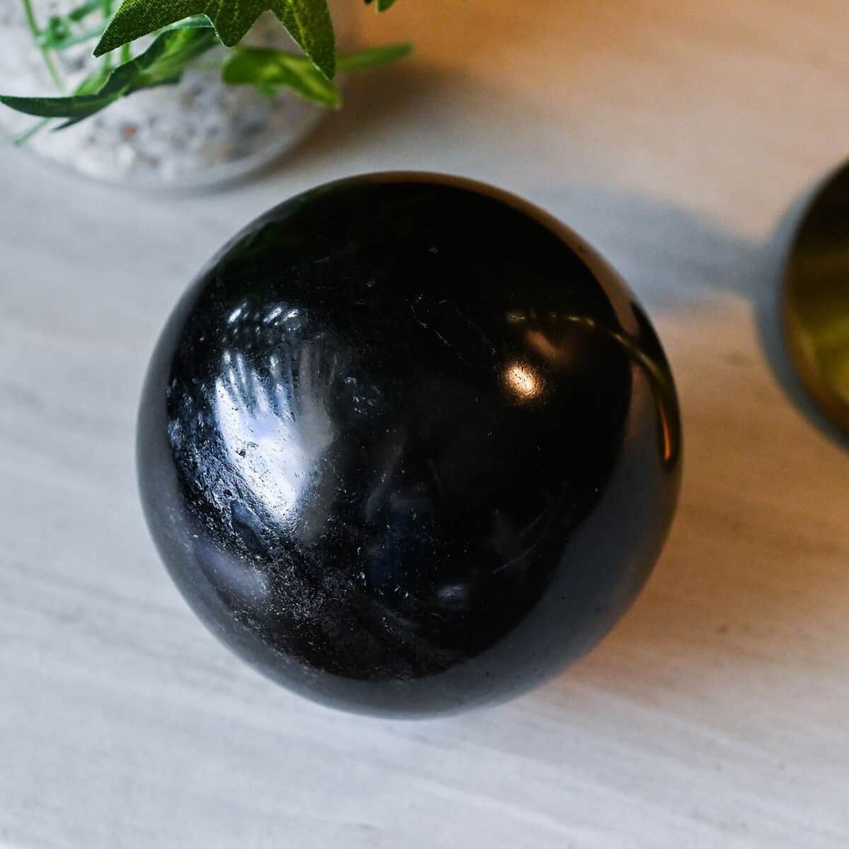 Black Tourmaline Sphere -XL 3628ctw image number 1