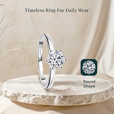 IGI Certified Luxuriant Lab Grown Diamond G VS2 5.00 ctw Solitaire Ring in 950 Platinum (Size 10.0) 6.80 Grams