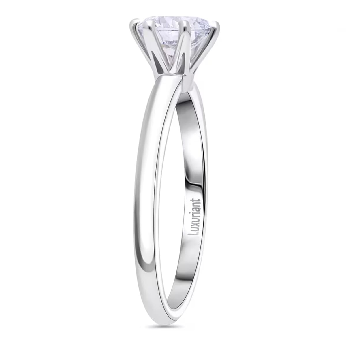 IGI Certified Luxuriant Lab Grown Diamond G VS2 5.00 ctw Solitaire Ring in 950 Platinum (Size 10.0) 6.80 Grams image number 8