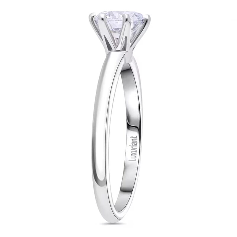 IGI Certified Luxuriant Lab Grown Diamond G VS2 5.00 ctw Solitaire Ring in 950 Platinum (Size 10.0) 6.80 Grams