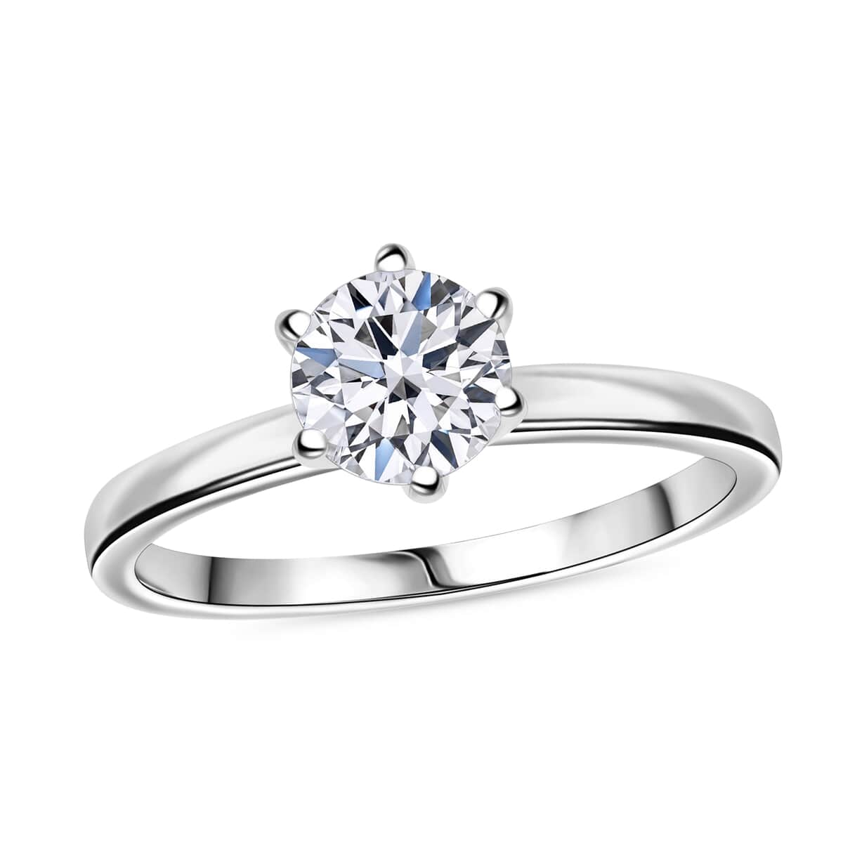 IGI Certified Luxuriant Lab Grown Diamond G VS2 5.00 ctw Solitaire Ring in 950 Platinum (Size 9.0) 6.80 Grams image number 0