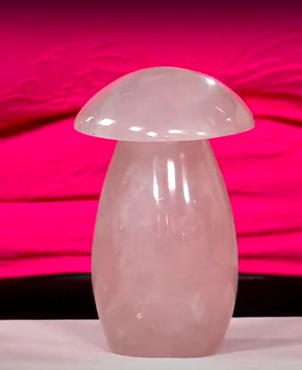 Rose Quartz Mushroom -XL 3175ctw image number 1
