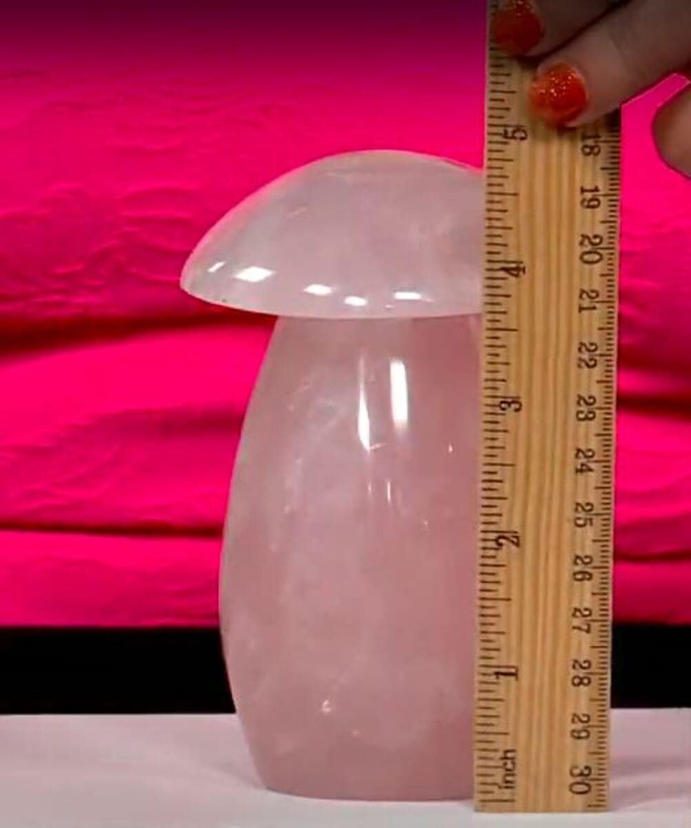 Rose Quartz Mushroom -XL 3175ctw image number 3