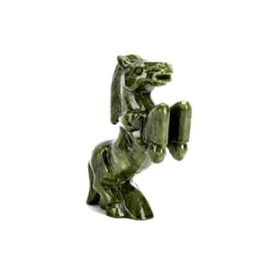 Handcrafted Serpentine Horse Figurine