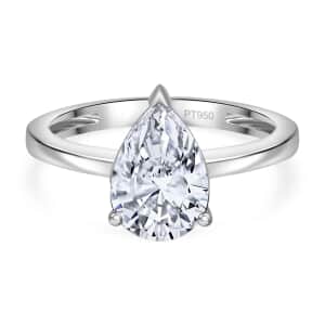 SGL Certified Luxuriant Lab Grown Diamond G VS 2.00 ctw Ring in 950 Platinum (Size 10.0) 4 Grams