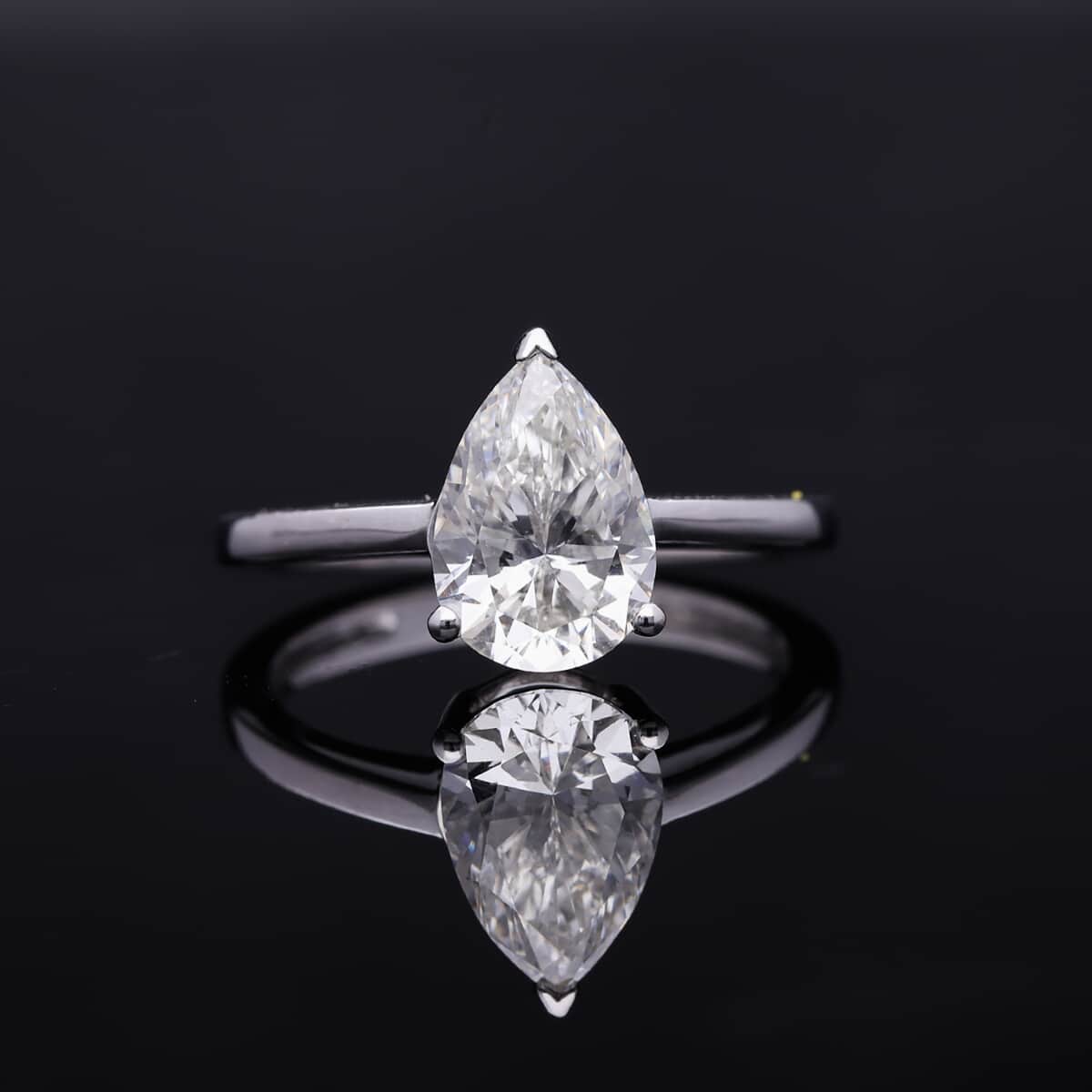 SGL Certified Luxuriant Lab Grown Diamond G VS 2.00 ctw Ring in 950 Platinum (Size 10.0) 4 Grams image number 1