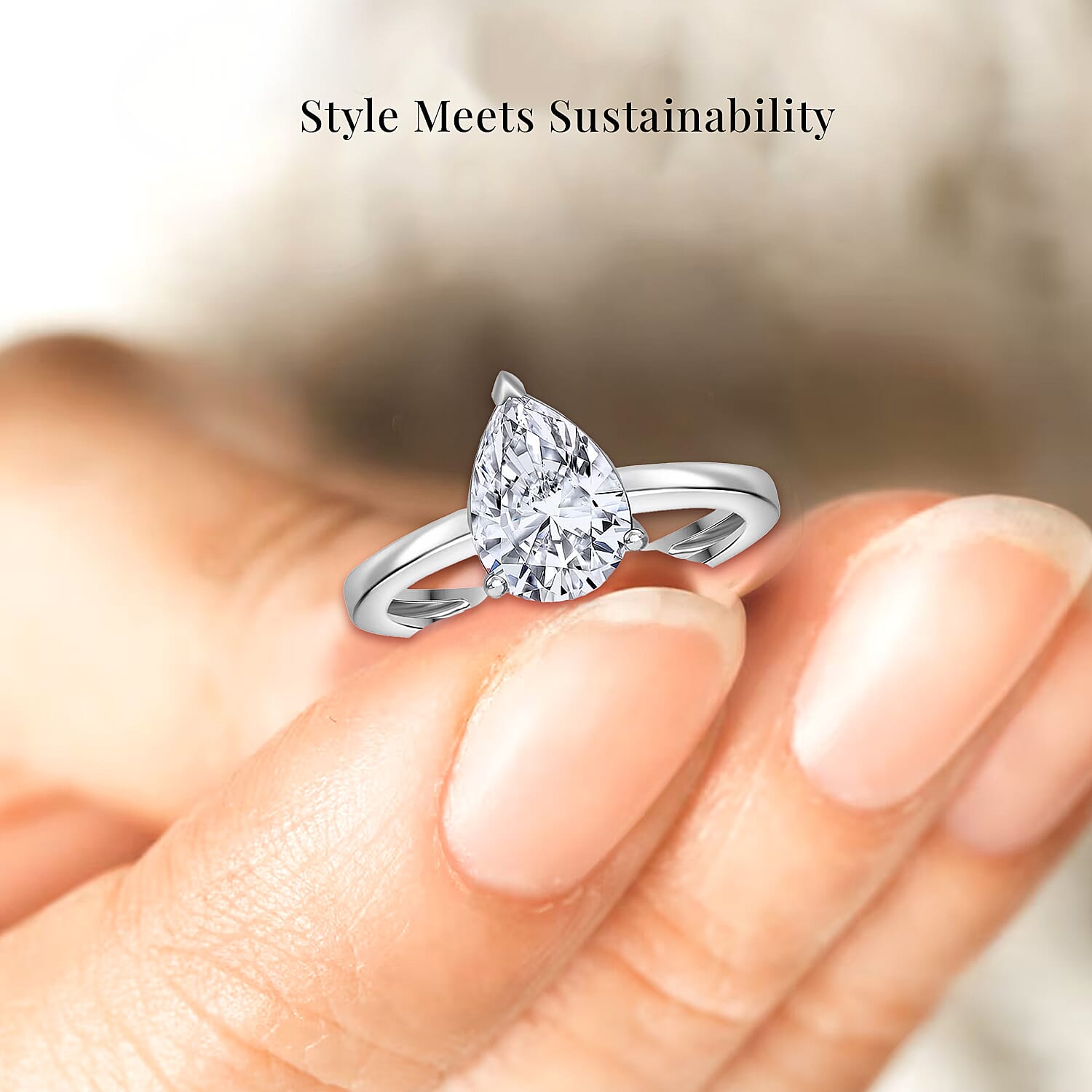 SGL Certified Luxuriant Lab Grown Diamond G VS 2.00 ctw Ring in 950 Platinum (Size 10.0) 4 Grams (Del. In 10-12 Days)