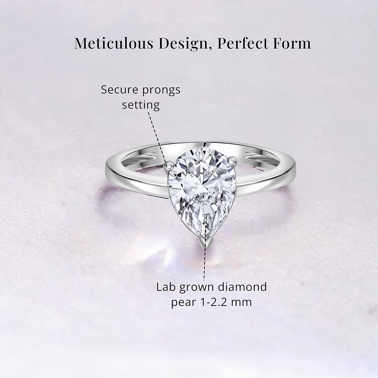 SGL Certified Luxuriant Lab Grown Diamond G VS 2.00 ctw Ring in 950 Platinum (Size 10.0) 4 Grams (Del. In 10-12 Days)