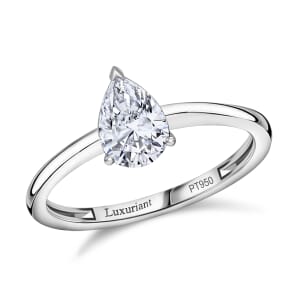 SGL Certified Luxuriant Lab Grown Diamond G VS 2.00 ctw Ring in 950 Platinum (Size 5.0) 4 Grams