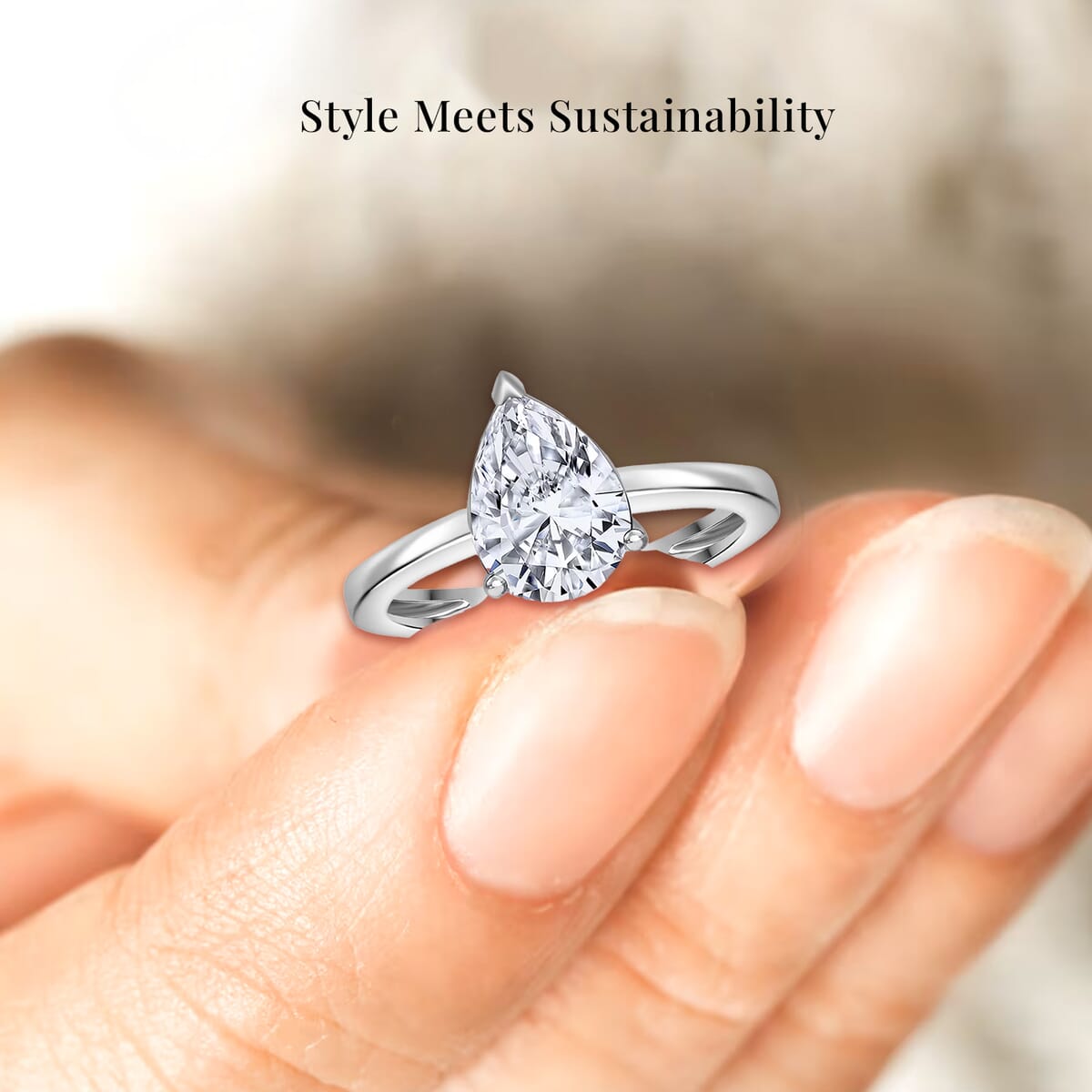 SGL Certified Luxuriant Lab Grown Diamond G VS 2.00 ctw Ring in 950 Platinum (Size 6.0) 4 Grams image number 4