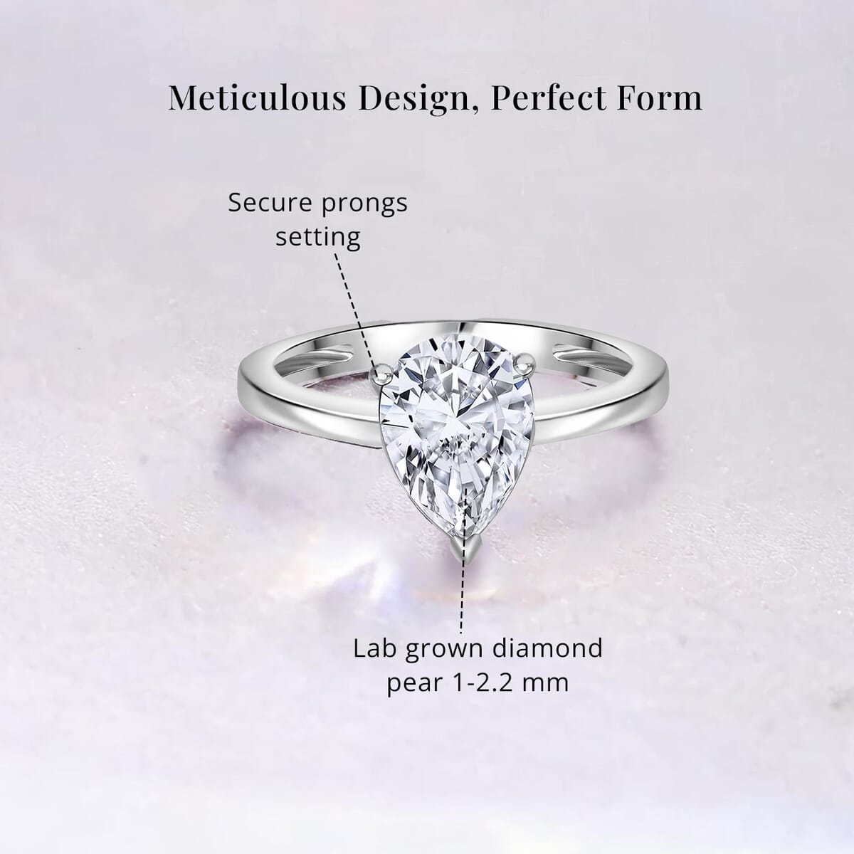 SGL Certified Luxuriant Lab Grown Diamond G VS 2.00 ctw Ring in 950 Platinum (Size 6.0) 4 Grams image number 5