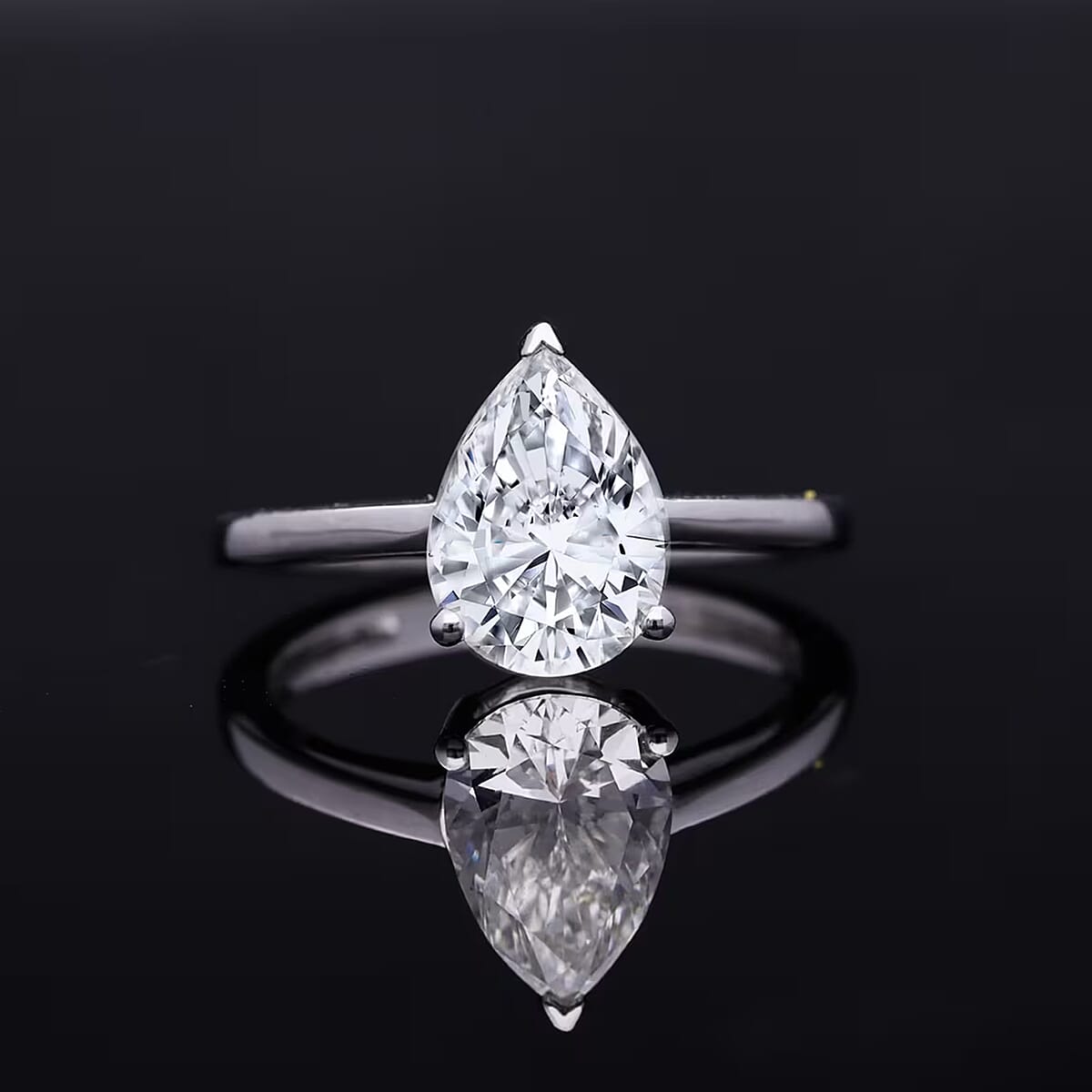 SGL Certified Luxuriant Lab Grown Diamond G VS 2.00 ctw Ring in 950 Platinum (Size 6.5) 4 Grams image number 7