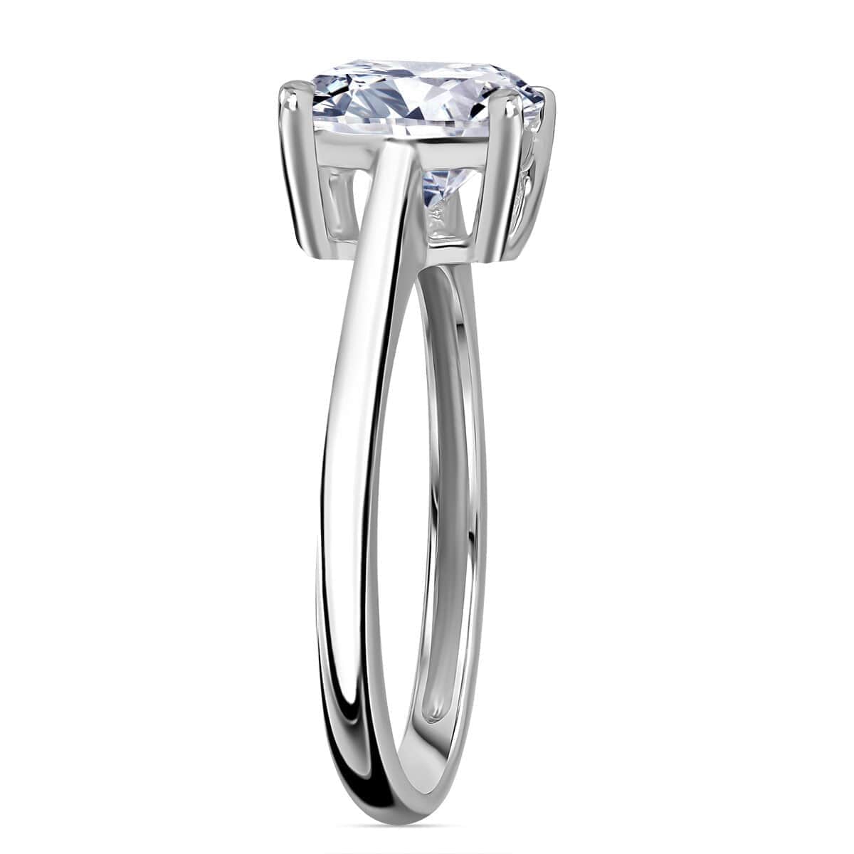 Doorbuster SGL Certified Luxuriant Lab Grown Diamond G-H, VS 2.00 ctw Ring in 950 Platinum (Size 10.0) 4 Grams image number 3