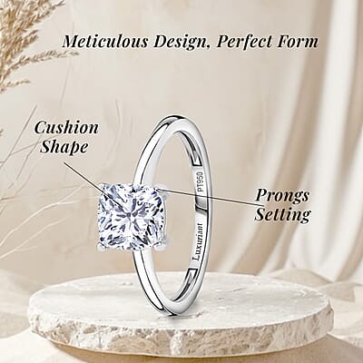 SGL Certified Luxuriant Lab Grown Diamond G-H, VS 2.00 ctw Ring in 950 Platinum (Size 10.0) 4 Grams