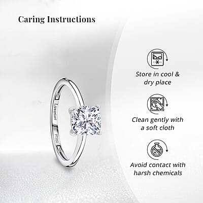 SGL Certified Luxuriant Lab Grown Diamond G-H, VS 2.00 ctw Ring in 950 Platinum (Size 10.0) 4 Grams