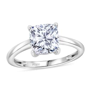 Doorbuster SGL Certified Luxuriant Lab Grown Diamond G-H, VS 2.00 ctw Ring in 950 Platinum (Size 8.0)