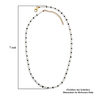 Rainbow Moonstone and Brown Diamond 38.00 ctw Necklace 18 Inches in Vermeil Yellow Gold Over Sterling Silver 
