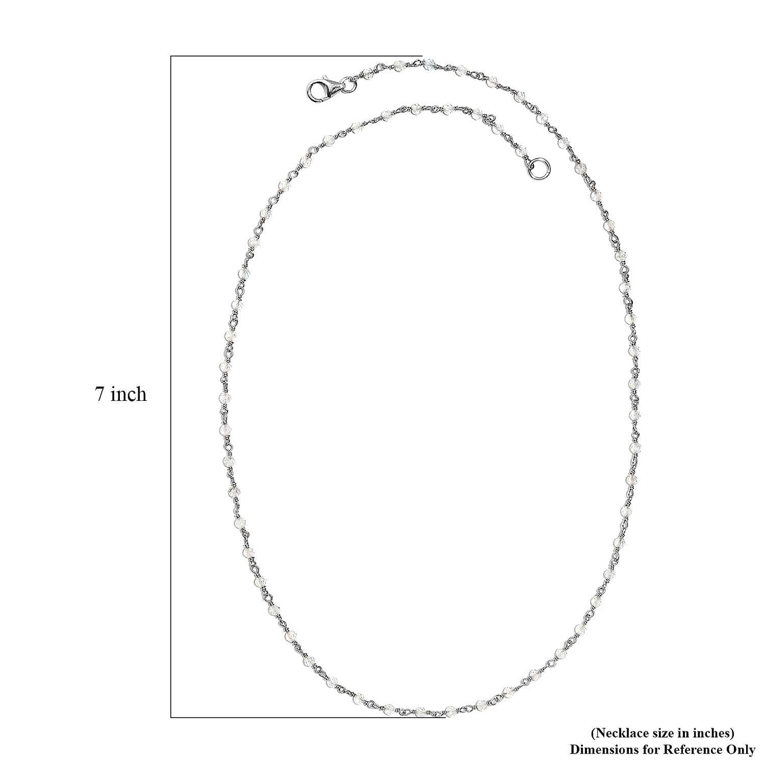 Aquamarine Beaded 15.00 ctw Necklace 20 Inches in Platinum Over Sterling Silver