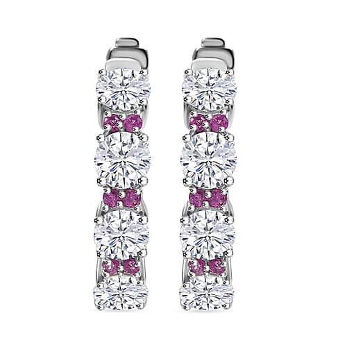 Moissanite & Pink Sapphire - Product card gallery slide 1 (9432425857279)
