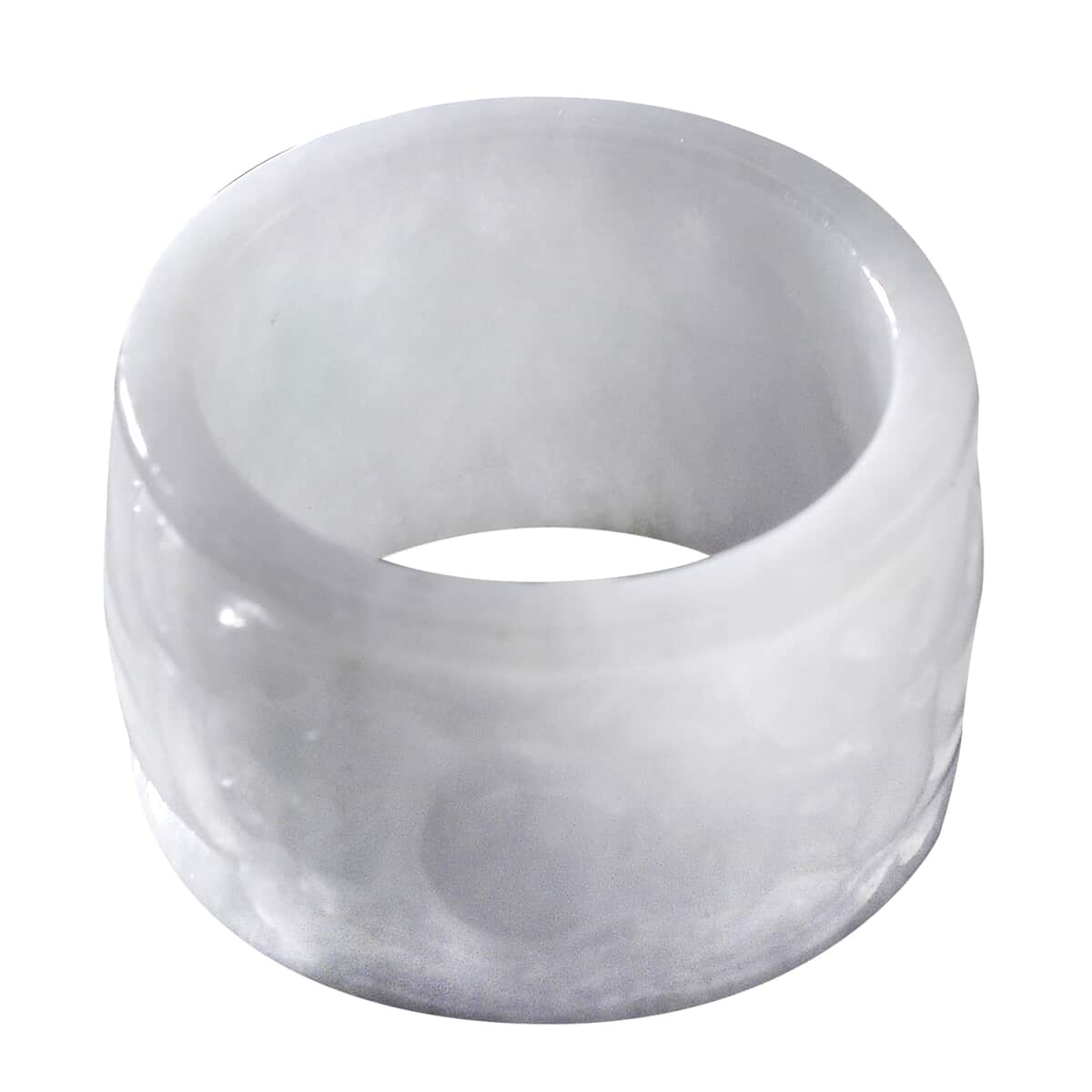 Natural Jade 32.00 ctw Carved Dragon Band Ring (Size 5.0) image number 4