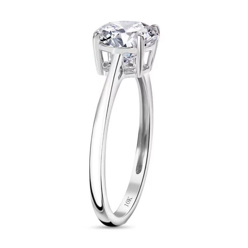 IGI Certified Luxuriant Lab Grown Diamond E-F VS 2.00 ctw Solitaire Ring in 10K White Gold (Size 10.0) (Del. in 10-15 Days)
