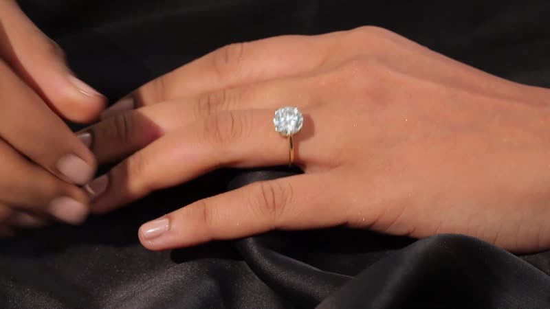 IGI Certified 10K White Gold Luxuriant Lab Grown Diamond (Rnd 9.2mm) (E-F, VS) Solitaire Ring (Size 10.0) (Del. in 10-15 Days) 3.00 ctw