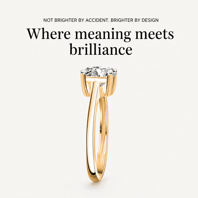 IGI Certified Luxuriant Lab Grown Diamond E-F VS 3.00 ctw Solitaire Ring in 10K Yellow Gold (Size 6.0)