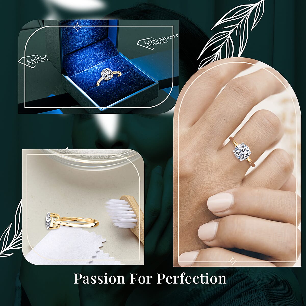 IGI Certified Luxuriant Lab Grown Diamond E-F VS 3.00 ctw Solitaire Ring in 10K Yellow Gold (Size 8.0) image number 6