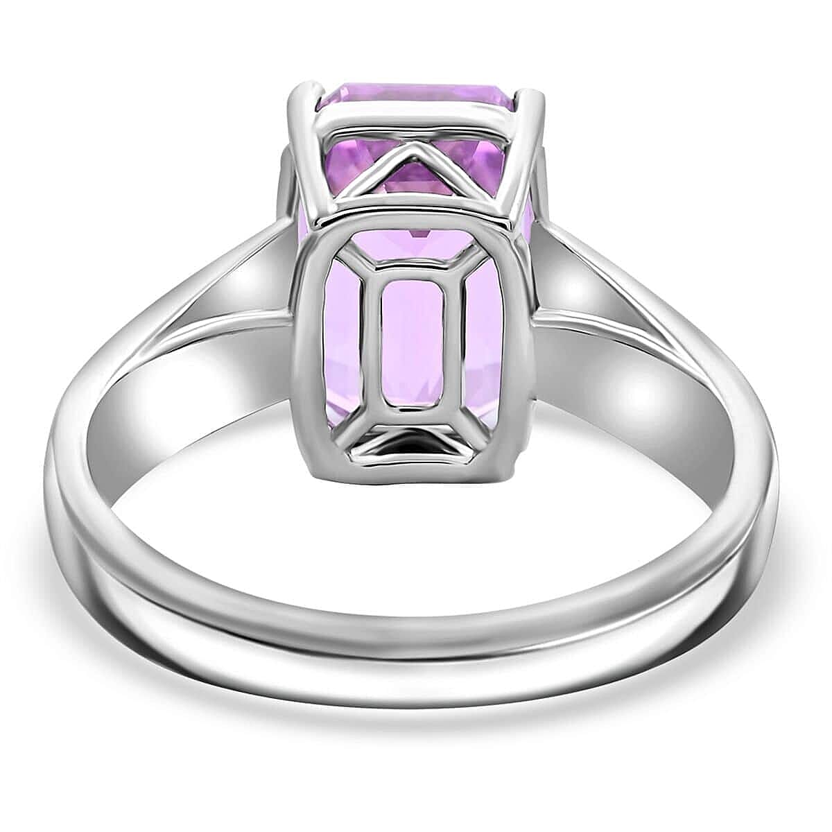 Certified & Appraised Rhapsody 950 Platinum AAAA Patroke Kunzite, Diamond (E-F, VS) (0.31 cts) Ring (Size 12.0) (8.20 g) 6.75 ctw image number 4