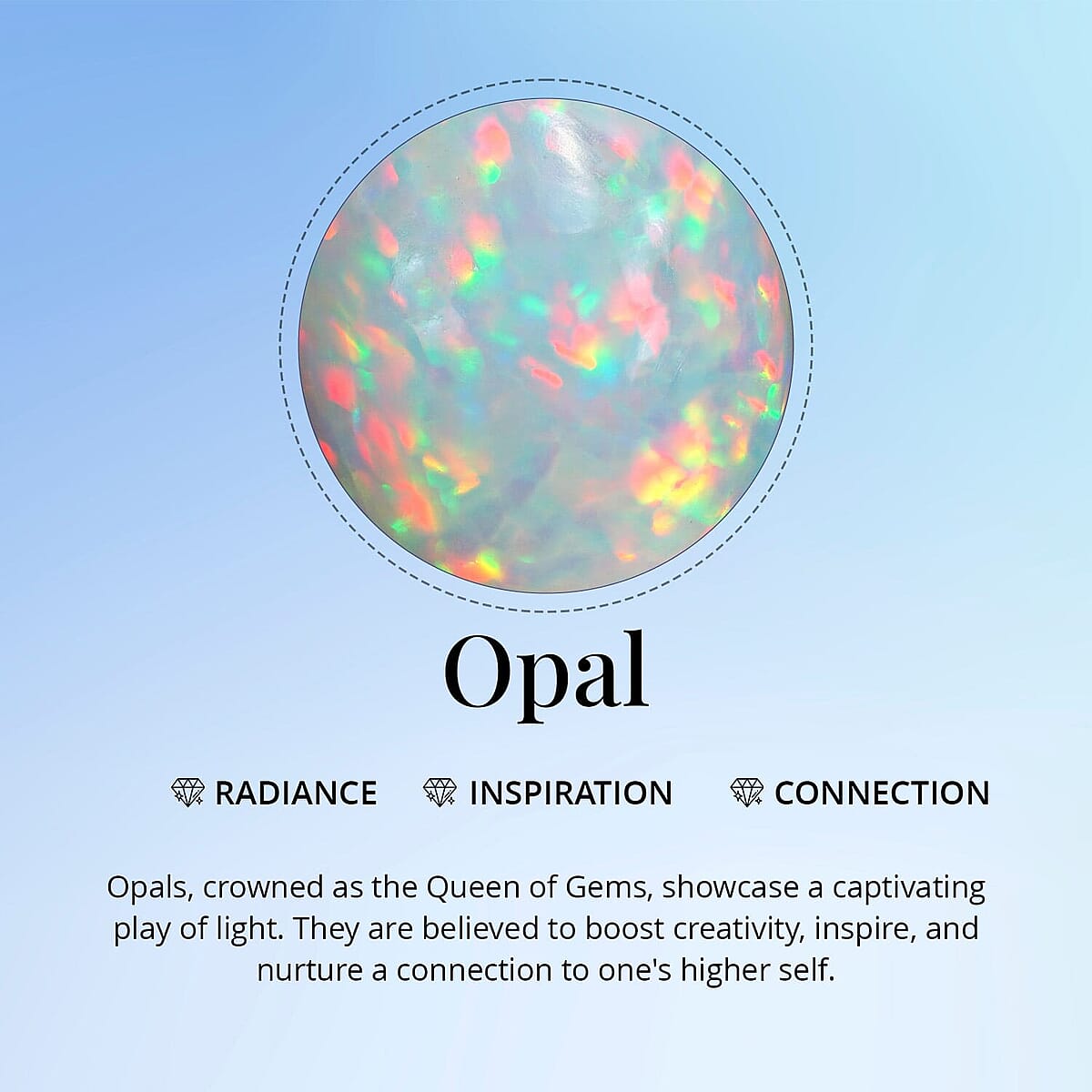 Luxoro AAA Ethiopian Welo Opal and G-H I2 Diamond 4.85 ctw Ring in 10K Yellow Gold (Size 10.0) 4 Grams image number 6