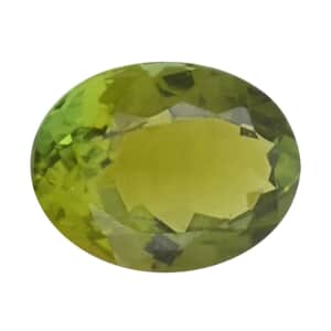 AAAA Natural Calabar Green Tourmaline (Ovl 8x6 mm) 1.40 ctw