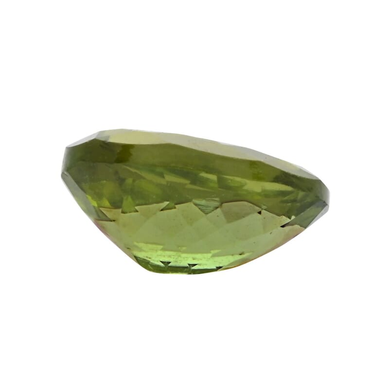 AAAA Natural Calabar Green Tourmaline (Ovl 8x6 mm) 1.40 ctw