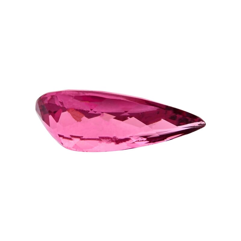 Certified & Appraised AAAA Pink Purplish Tourmaline (Pear Free Size) 4.45 ctw