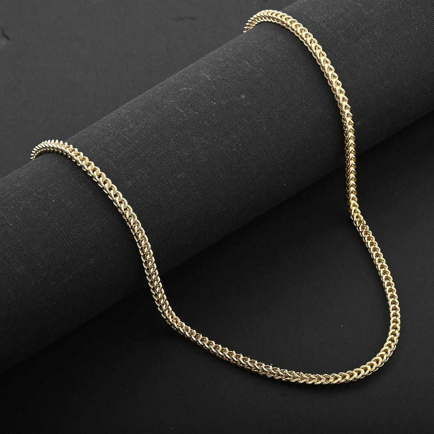 Italian 3.0mm Franco Necklace in 10K Yellow Gold 9.80 Grams 20 Inches