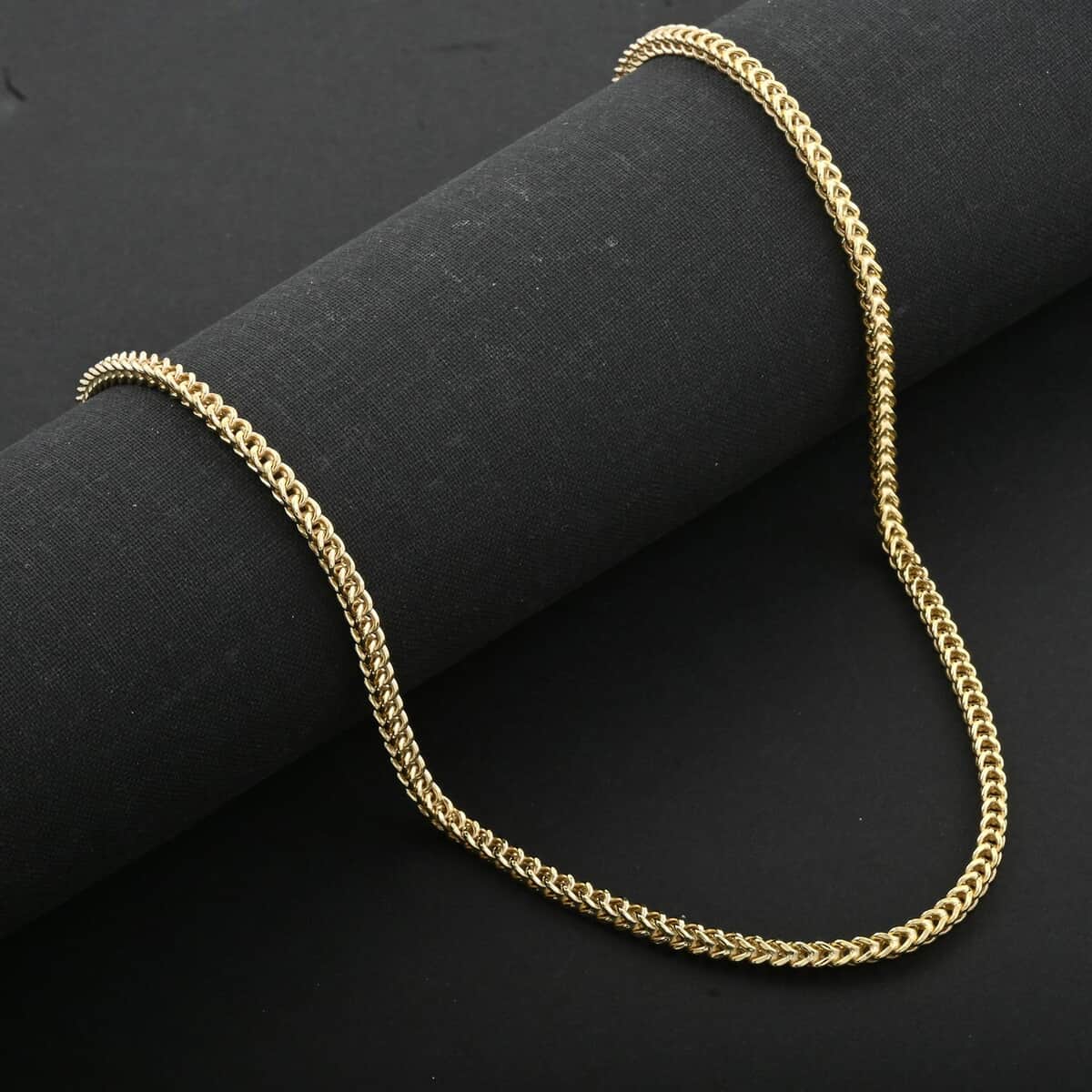 Italian 3.0mm Franco Necklace in 10K Yellow Gold 9.80 Grams 20 Inches image number 1