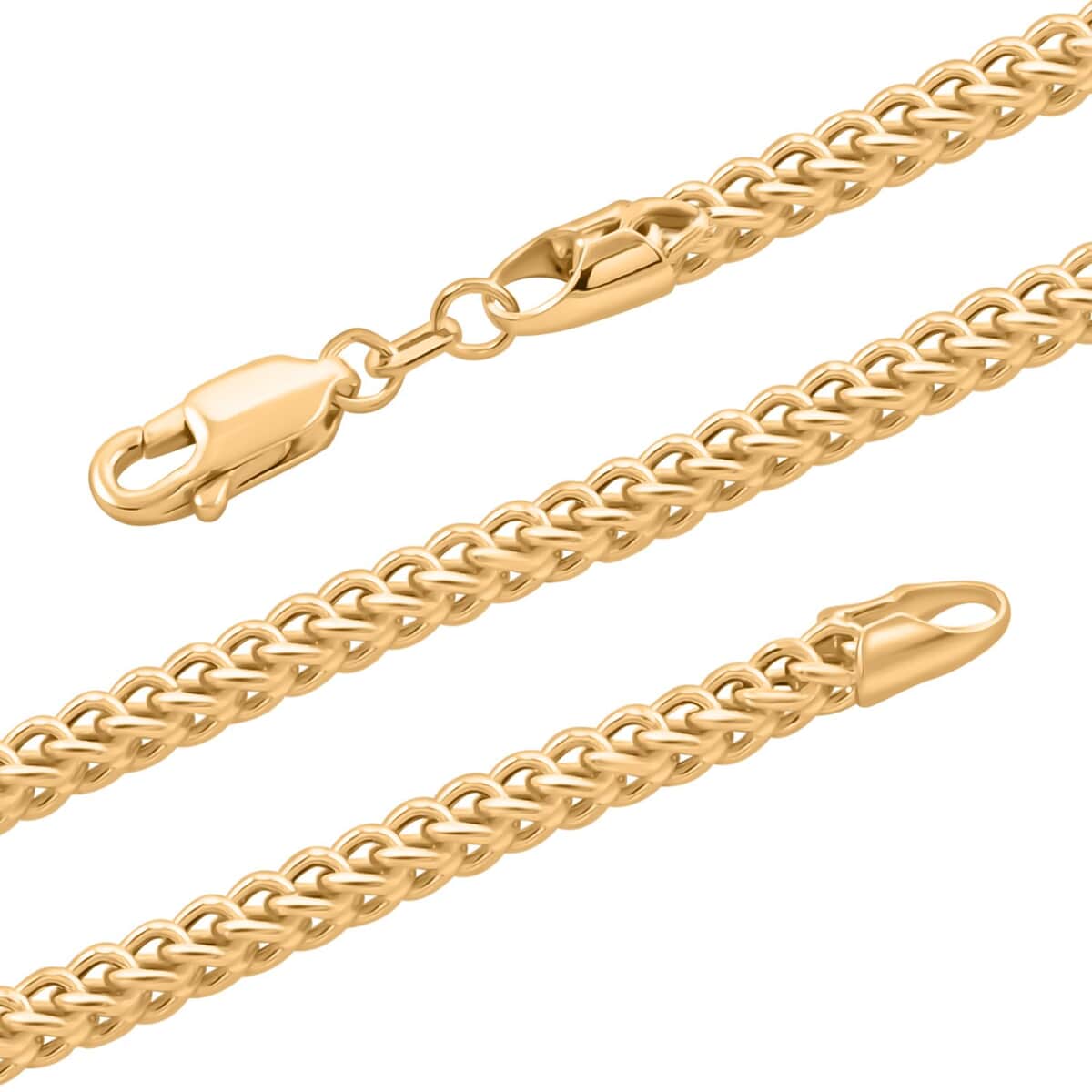 Italian 3.0mm Franco Necklace in 10K Yellow Gold 9.80 Grams 20 Inches image number 2