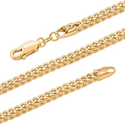 Italian 3.0mm Franco Necklace in 10K Yellow Gold 9.80 Grams 20 Inches