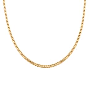 Italian 3.0mm Franco Necklace in 10K Yellow Gold 9.70 Grams 22 Inches