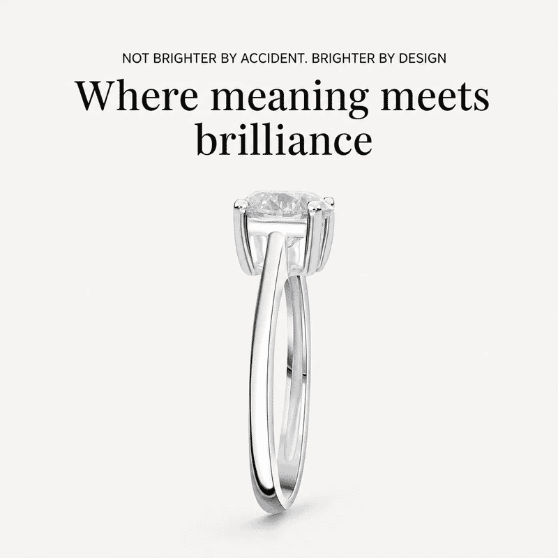 IGI Certified Luxuriant Lab Grown Diamond E-F VS 1.00 ctw Solitaire Ring in 14K White Gold (Size 5.0) (Del. in 10-15 Days)