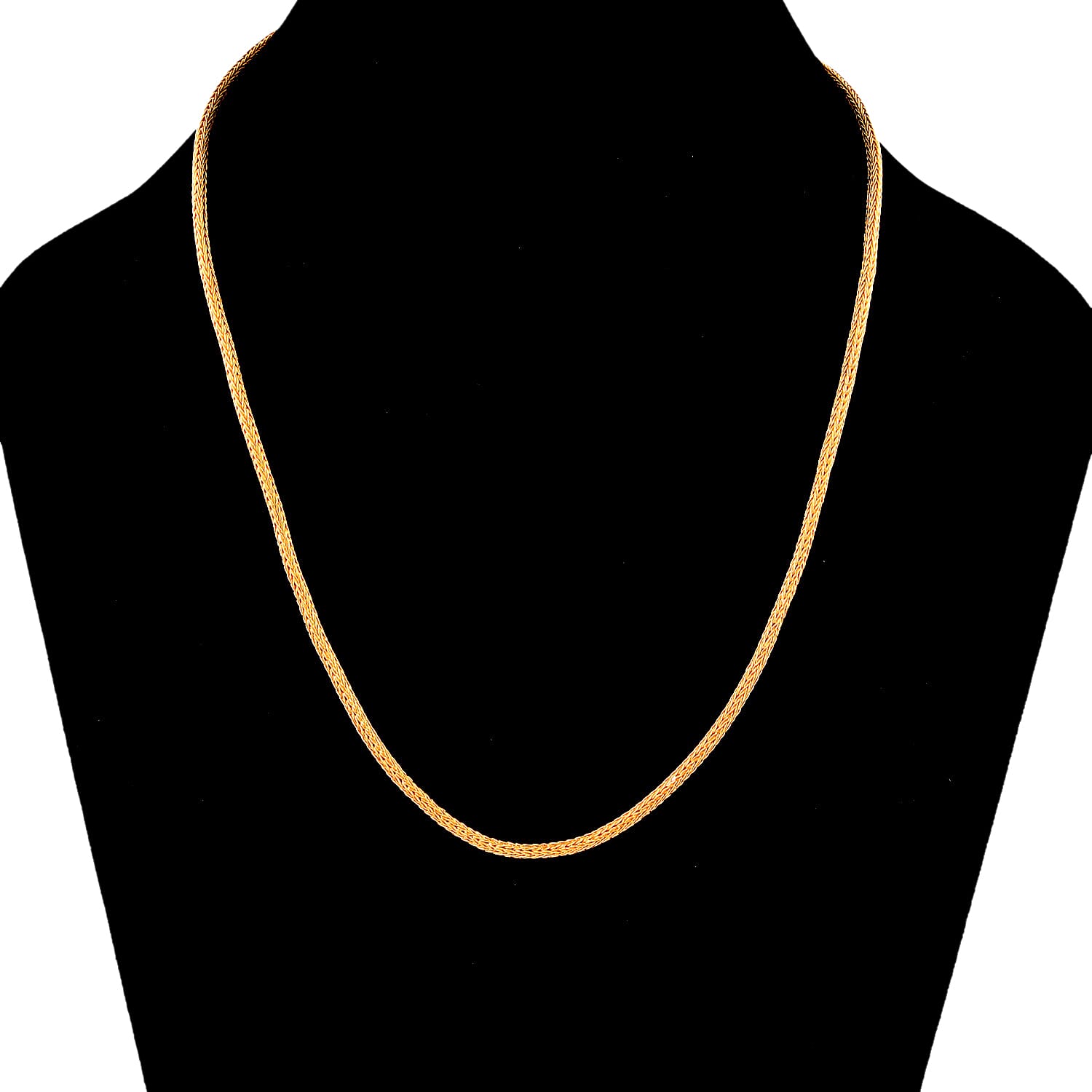 Bali Legacy Tulang Naga Necklace in 22K Vermeil YG Over Sterling Silver 17.60 Grams 18-22 Inches