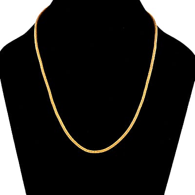 Bali Legacy Tulang Naga Necklace in 22K Vermeil YG Over Sterling Silver 17.60 Grams 18-22 Inches