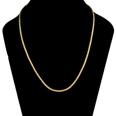 Bali Legacy Tulang Naga Necklace in 22K Vermeil YG Over Sterling Silver 17.60 Grams 18-22 Inches