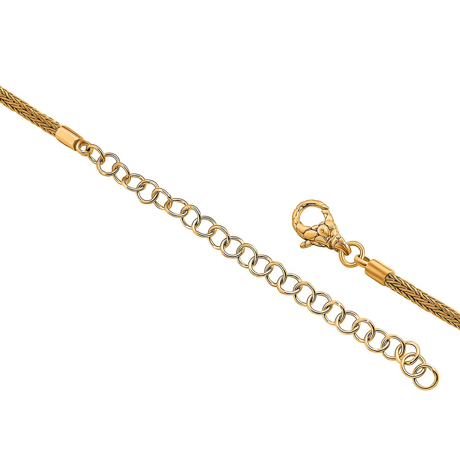 Bali Legacy Tulang Naga Necklace in 22K Vermeil YG Over Sterling Silver 17.60 Grams 18-22 Inches