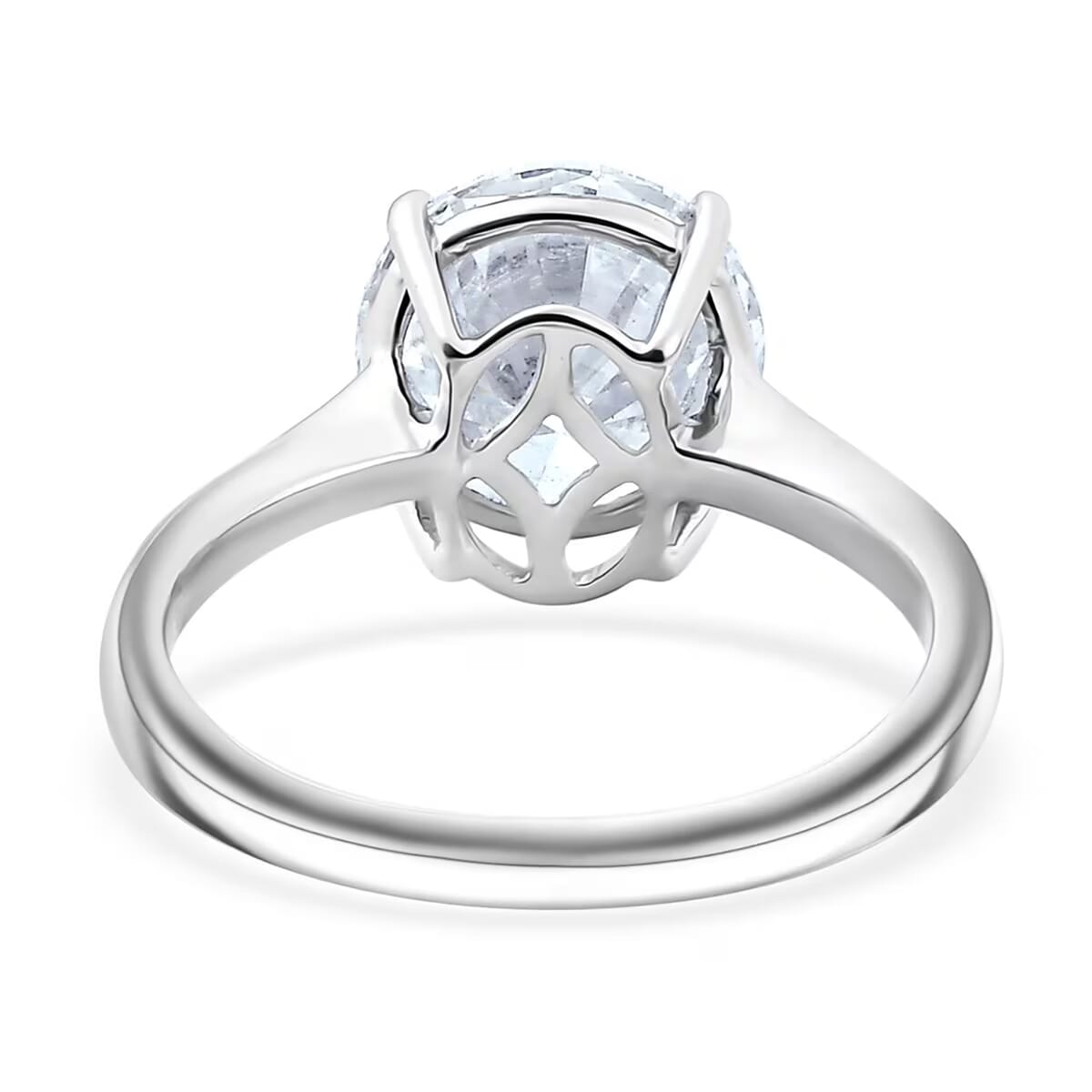 IGI Certified Luxuriant Lab Grown Diamond E-F VS1 3.00 ctw Solitaire Ring in 14K White Gold (Size 6.0) (Del. in 10-15 Days) image number 8