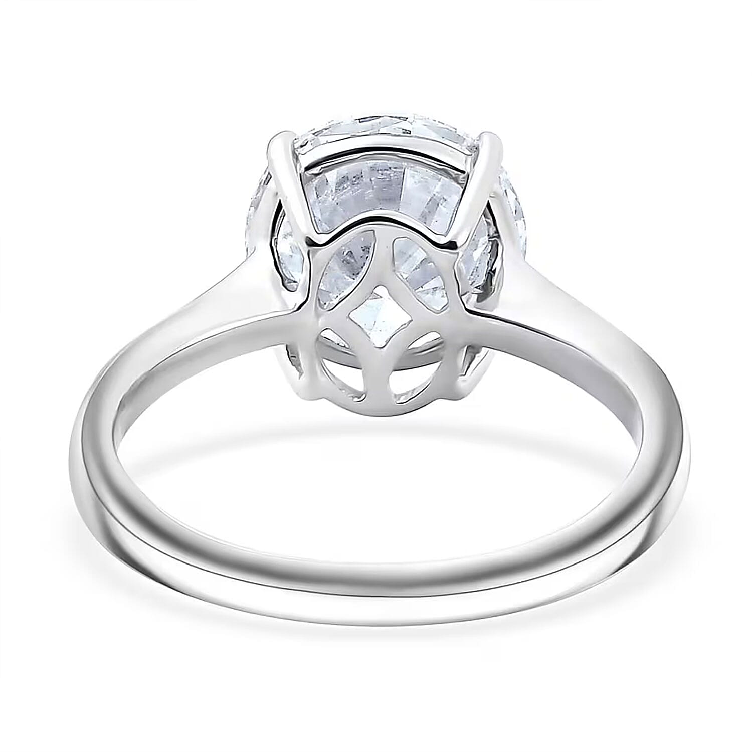 IGI Certified Luxuriant Lab Grown Diamond E-F VS 3.00 ctw Solitaire Ring in 14K White Gold (Size 6.0)