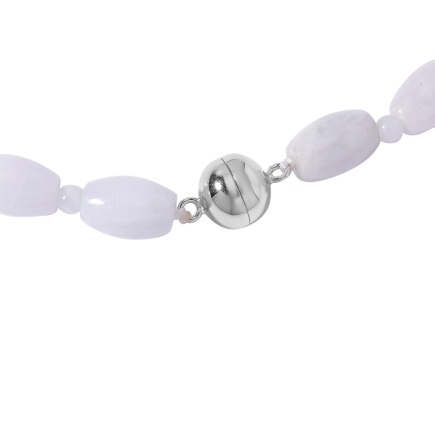 Natural Jade 400.00 ctw Barrel and Beaded Necklace with Carved Bar in Rhodium Over Sterling Silver 20 Inches